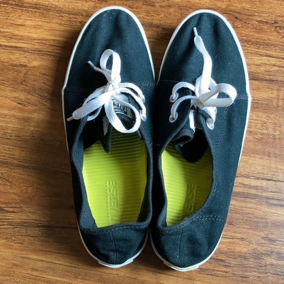 Converse all star sneakers black and white unisex size 8 9.5 - Picture 5 of 6